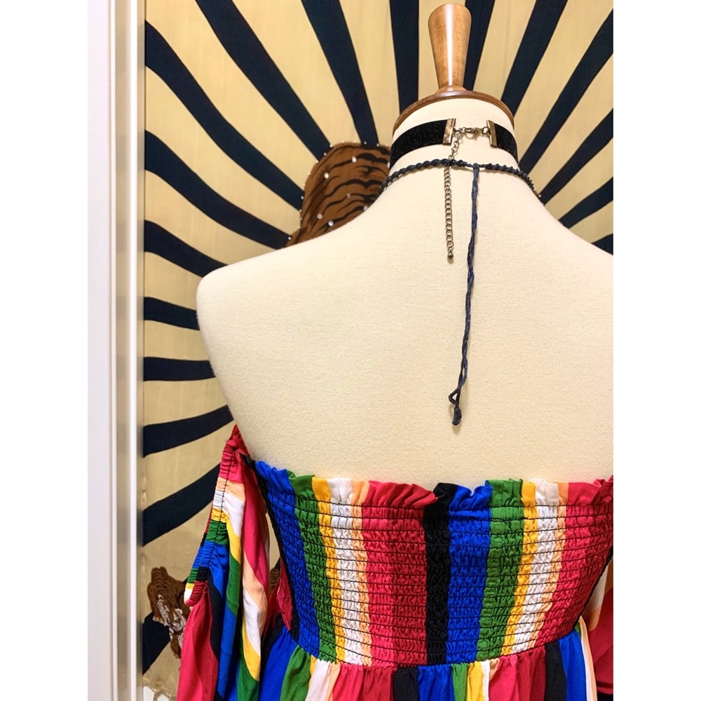 🌈 Stylish color block top - Picture 5 of 8